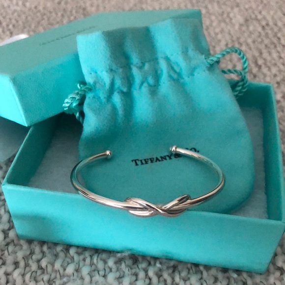 Tiffany & Co. Jewelry - Tiffany & Co Silver Infinity Cuff Small NIB